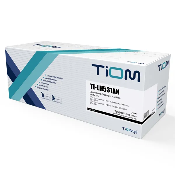 Ti-LH531AN Toner Tiom do HP 304CN | CC531A | 2800 str. | cyan