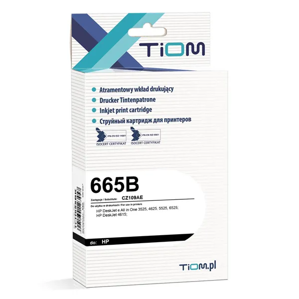 Ti-H655BK Tusz Tiom do HP 655B | CZ109AE | 550 str. | black