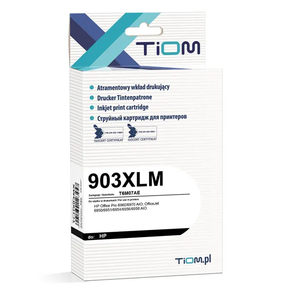 Ti-H903MX Tusz Tiom do HP 903XLM | T6M07AE | 850 str. | magenta
