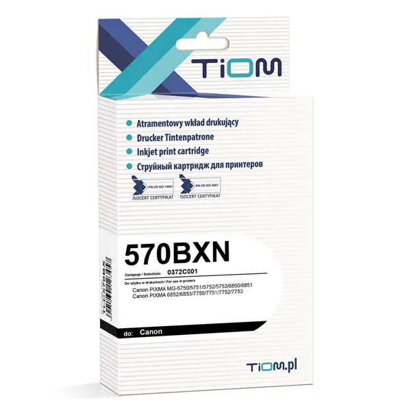 Ti-C570BX Tusz Tiom do Canon 570BXN | 0372C001 | 500 str. | black